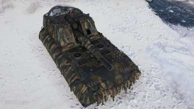 Историчный 3D-стиль «Тюр» для G.W. E 100 в World of Tanks Историчный 3D-стиль «Тюр» для G.W. E 100 в World of Tanks