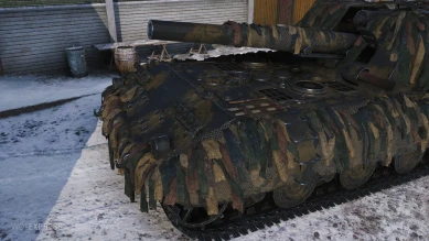 Историчный 3D-стиль «Тюр» для G.W. E 100 в World of Tanks Историчный 3D-стиль «Тюр» для G.W. E 100 в World of Tanks