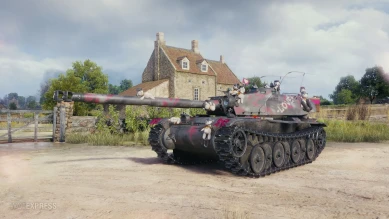 3D-стиль «Срочная доставка» для Bat.-Châtillon Bourrasque в World of Tanks 3D-стиль «Срочная доставка» для Bat.-Châtillon Bourrasque в World of Tanks