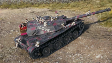 3D-стиль «Срочная доставка» для Bat.-Châtillon Bourrasque в World of Tanks 3D-стиль «Срочная доставка» для Bat.-Châtillon Bourrasque в World of Tanks