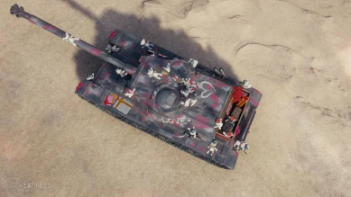 3D-стиль «Срочная доставка» для Bat.-Châtillon Bourrasque в World of Tanks 3D-стиль «Срочная доставка» для Bat.-Châtillon Bourrasque в World of Tanks