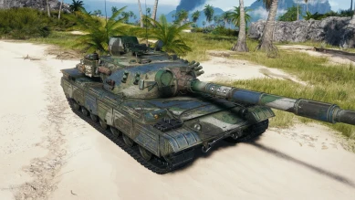 Историчный 3D-стиль «Горец» для 116-F3 в World of Tanks Историчный 3D-стиль «Горец» для 116-F3 в World of Tanks