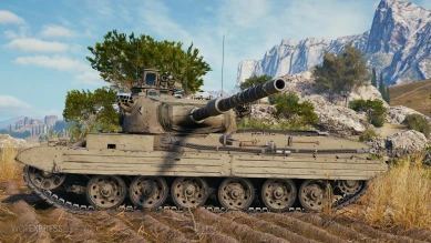 Vickers MBT Mk. 3 из обновления 1.24 в World of Tanks Vickers MBT Mk. 3 из обновления 1.24 в World of Tanks