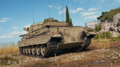 Vickers MBT Mk. 3 из обновления 1.24 в World of Tanks Vickers MBT Mk. 3 из обновления 1.24 в World of Tanks