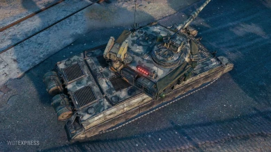 Историчный 3D-стиль «Максимальная комплектация» для танка Vickers MBT Mk. 3 в World of Tanks Историчный 3D-стиль «Максимальная комплектация» для танка Vickers MBT Mk. 3 в World of Tanks