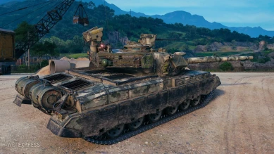 Историчный 3D-стиль «Максимальная комплектация» для танка Vickers MBT Mk. 3 в World of Tanks Историчный 3D-стиль «Максимальная комплектация» для танка Vickers MBT Mk. 3 в World of Tanks