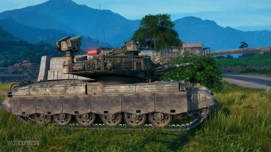 Историчный 3D-стиль «Максимальная комплектация» для танка Vickers MBT Mk. 3 в World of Tanks Историчный 3D-стиль «Максимальная комплектация» для танка Vickers MBT Mk. 3 в World of Tanks