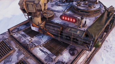 Историчный 3D-стиль «Максимальная комплектация» для танка Vickers MBT Mk. 3 в World of Tanks Историчный 3D-стиль «Максимальная комплектация» для танка Vickers MBT Mk. 3 в World of Tanks