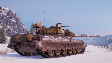 Историчный 3D-стиль «Максимальная комплектация» для танка Vickers MBT Mk. 3 в World of Tanks Историчный 3D-стиль «Максимальная комплектация» для танка Vickers MBT Mk. 3 в World of Tanks