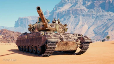 Историчный 3D-стиль «Максимальная комплектация» для танка Vickers MBT Mk. 3 в World of Tanks Историчный 3D-стиль «Максимальная комплектация» для танка Vickers MBT Mk. 3 в World of Tanks