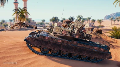 Историчный 3D-стиль «Максимальная комплектация» для танка Vickers MBT Mk. 3 в World of Tanks Историчный 3D-стиль «Максимальная комплектация» для танка Vickers MBT Mk. 3 в World of Tanks