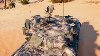 Историчный 3D-стиль «Максимальная комплектация» для танка Vickers MBT Mk. 3 в World of Tanks Историчный 3D-стиль «Максимальная комплектация» для танка Vickers MBT Mk. 3 в World of Tanks