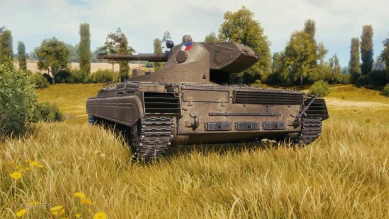 Топ ветки Tesák из обновления 1.26 в World of Tanks Топ ветки Tesák из обновления 1.26 в World of Tanks