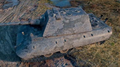 Настраиваемый 2D-cтиль «Мифический зверь (лазурный)» в World of Tanks Настраиваемый 2D-cтиль «Мифический зверь (лазурный)» в World of Tanks