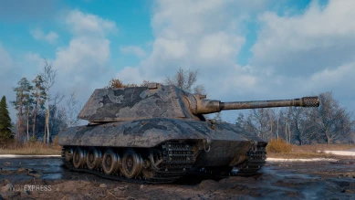 Настраиваемый 2D-cтиль «Мифический зверь (лазурный)» в World of Tanks Настраиваемый 2D-cтиль «Мифический зверь (лазурный)» в World of Tanks