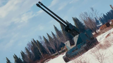 Скриншоты танка SFAC 105 из обновления 1.26.1 в World of Tanks Скриншоты танка SFAC 105 из обновления 1.26.1 в World of Tanks