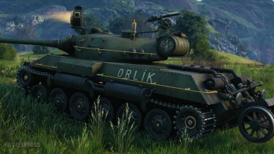 3D-стиль «Орлик» для Škoda T 50 (9 лвл) в World of Tanks 3D-стиль «Орлик» для Škoda T 50 (9 лвл) в World of Tanks