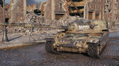 2D-стиль «Рэмбо: Первая кровь» в World of Tanks 2D-стиль «Рэмбо: Первая кровь» в World of Tanks