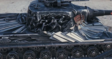 3D-стиль «Щит Победы» для танка Объект 268 в Мире танков 3D-стиль «Щит Победы» для танка Объект 268 в Мире танков