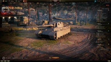 Новый двуствольный прем E 65 Zwilling в World of Tanks Новый двуствольный прем E 65 Zwilling в World of Tanks
