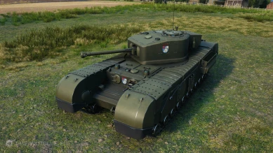 Танк Churchill St. Gloriana в World of Tanks Танк Churchill St. Gloriana в World of Tanks