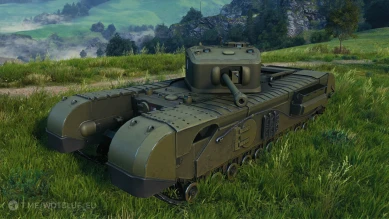 Танк Churchill St. Gloriana в World of Tanks Танк Churchill St. Gloriana в World of Tanks