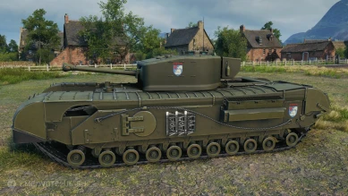 Танк Churchill St. Gloriana в World of Tanks Танк Churchill St. Gloriana в World of Tanks