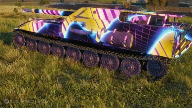 2D-стиль «Неоновый демон» из обновления 1.28.1 в World of Tanks 2D-стиль «Неоновый демон» из обновления 1.28.1 в World of Tanks