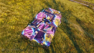 2D-стиль «Неоновый демон» из обновления 1.28.1 в World of Tanks 2D-стиль «Неоновый демон» из обновления 1.28.1 в World of Tanks